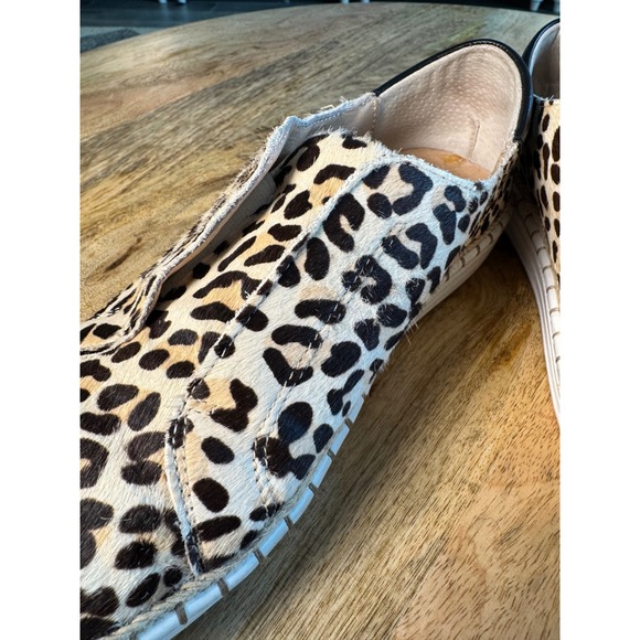J/Slides Leopard Print leather slip on Women's shoes - Picture 7 of 10